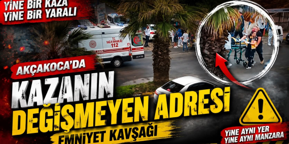 Emniyet Kavşağı Yine Gündemde: Bir Kaza Daha, Bir Yaralı Daha