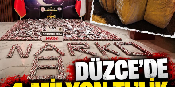 UYUŞTURUCU TACİRİNE BÜYÜK DARBE: 4 MİLYON TL’LİK SENTETİK KANNABİNOİD ELE GEÇİRİLDİ